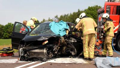 Gewonden bij aanrijding op de N375 bij Ruinen