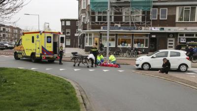 Geschept op zebrapad 