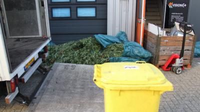 hennepkwekerij, bedrijfspand, ontmantelen