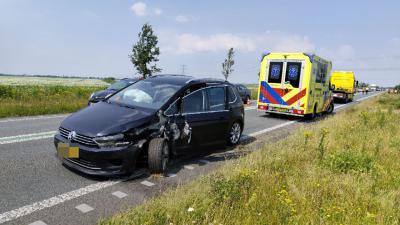 Beschadigd voertuig door aanrijding