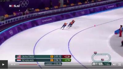 Nederlandse schaatsers naar halve finale ploegachtervolging