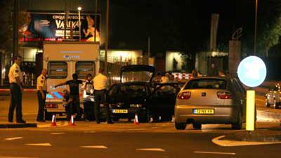 Foto van politiecontrole avond | Archief EHF