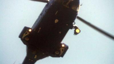 Kinderen beschijnen politiehelikopter met laser in IJmuiden 