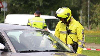  Politiestudenten voeren verkeerscontrole uit