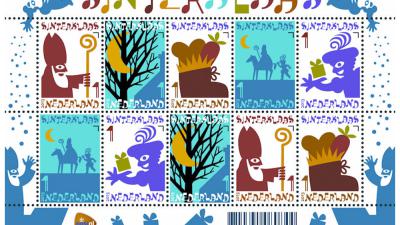 Foto van postzegel sint en piet | PostNL