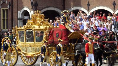 Foto van koets op Prinsjesdag | Archief EHF