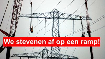 We stevenen af op een ramp!