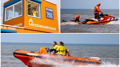 Foto van reddingsbrigade