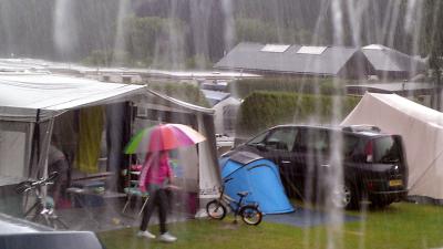 Komende week geen campingweer