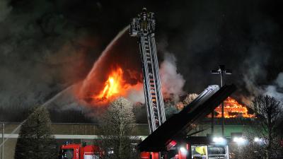 Brand bij De la Salle in Boxtel