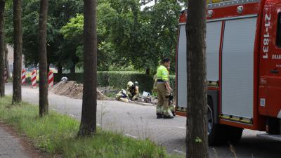 Brandweer assisteert bij gaslek