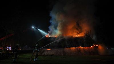 ontvangstruimte verwoest