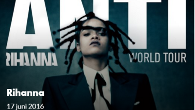 Concert Rihanna verplaatst va 11 naar 17 juni