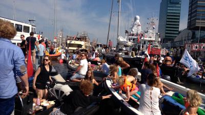 Topdrukte op vierde dag van Sail