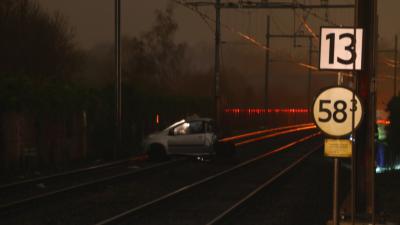 Trein ramt auto in Boxtel