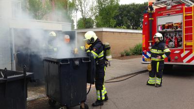 Groot alarm voor kleine brand in containerruimte van flat in Boxtel