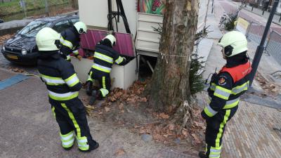 Gaslek in oliebollenkraam