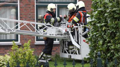 Brandweer druk met schoorsteenbrand 