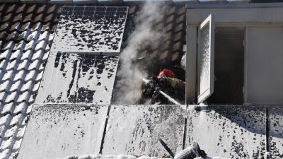 Brandweer blust brand