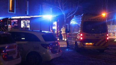 Hulpdiensten ter plaatse