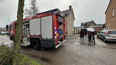 Brandweer voert nacontrole uit