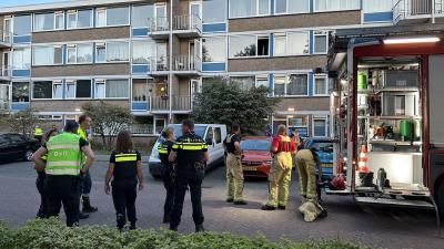 Hulpdiensten ter plaatse