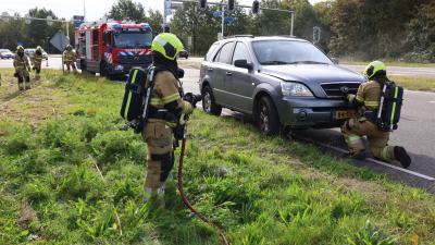 Brandweer voert controle uit