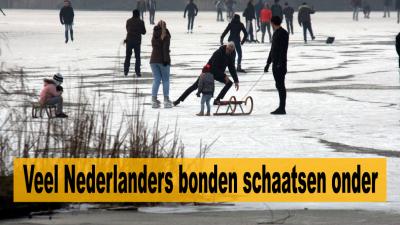 Nederland masaal op de schaats