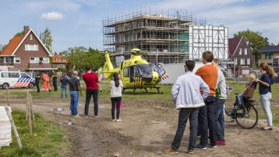 Traumahelikopter assisteert bij medische noodsituatie