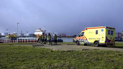 Dodelijk ongeval op schip in Rozenburg