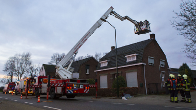 Schoorsteenbrand in Haaren tijdig geblust