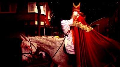 Foto van Sinterklaas op paard | Archief EHF