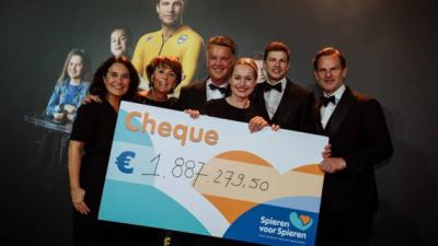 Recordbedrag van ruim 1,8 miljoen euro voor Spieren voor Spieren