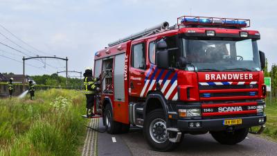 Spoorbermbrand Kapelweg in Boxtel