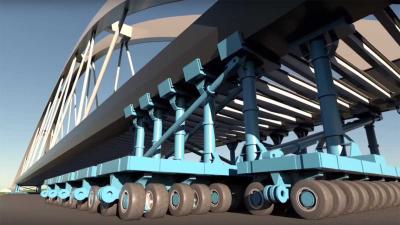 Sloopwerkzaamheden oude spoorbrug A1 lopen uit naar maandag