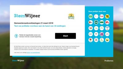 StemWijzers gemeenteraadsverkiezingen online