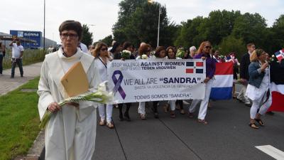 Stille tocht voor vermoorde Sandra García Geraldino