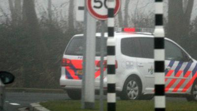 Aanrijding met politieauto