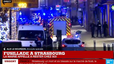 Dode en zes gewonden schietpartij kerstmarkt Straatsburg