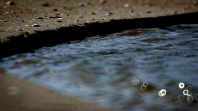 Foto van strand, zand en water | Archief EHF