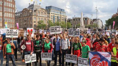 'verhoging van de studieschuld'