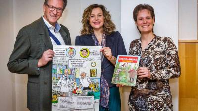 Suske en Wiske ingezet in strijd tegen antibioticaresistentie bij dieren