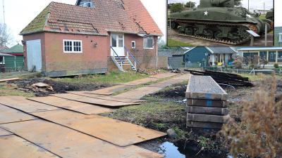 Canadese tank teruggevonden onder oprit in Paterswolde - Blik op nieuws