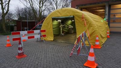 Ziekenhuis Hoorn plaatst tent voor SEH-patiënten vanwege het Coronavirus