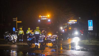 tractor-politie-motor-donker