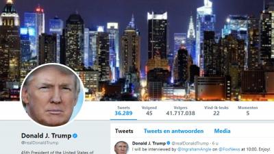 Twitter-medewerker deactiveert op zijn laatste dag account van Trump