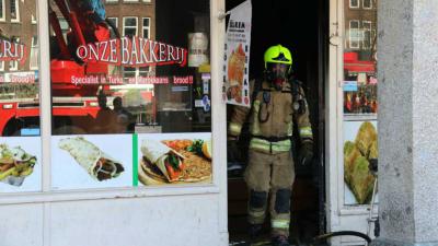Flinke brand in Turkse bakkerij Rotterdam