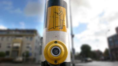 verkeerslicht-drukknop