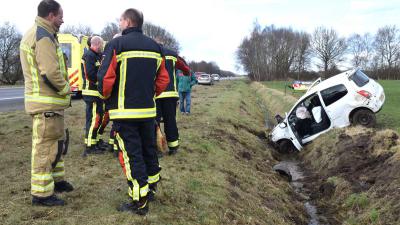 Gewonde bij eenzijdig ongeval A28