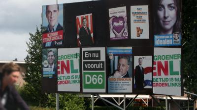 Aantal leden van landelijke politieke partij zakt onder de 300.000